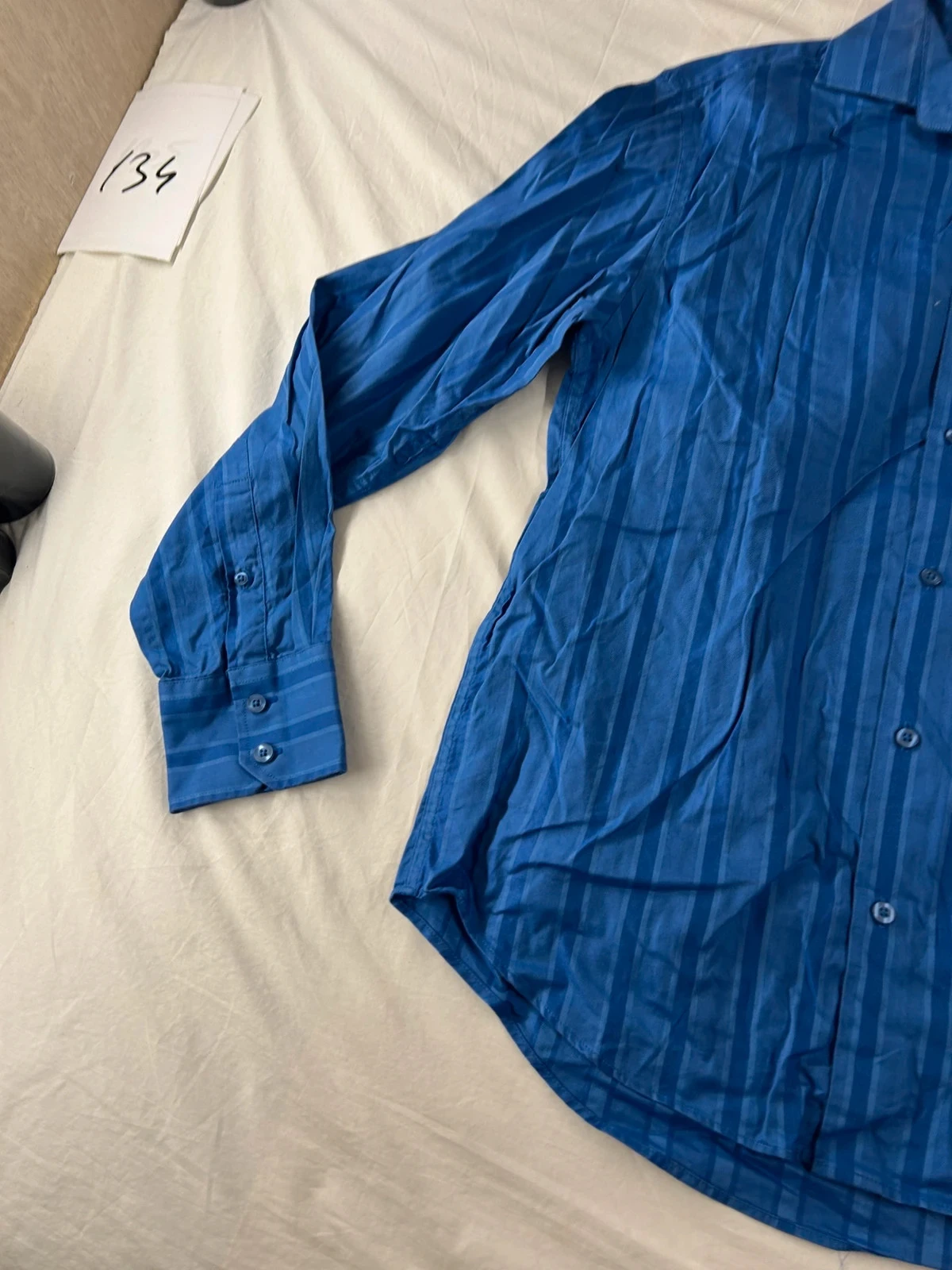 Camisa de rayas azul marino Jules collection – photo 6